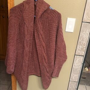Cozy Maroon Knit Sweater